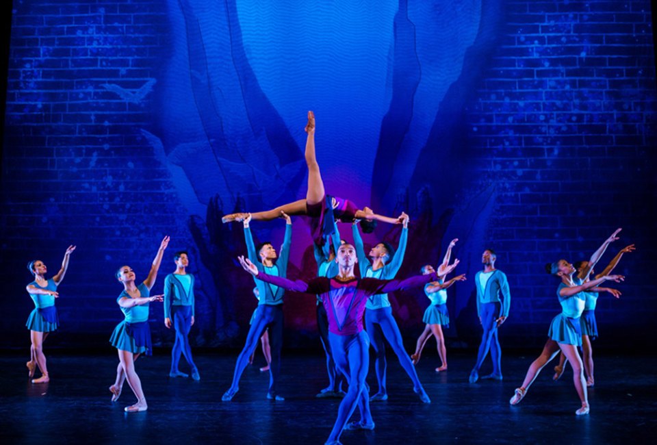 Collage Dance Collective presents “RISE”. Photo by Tre'bor Jones, courtesy of the McLean Community Center