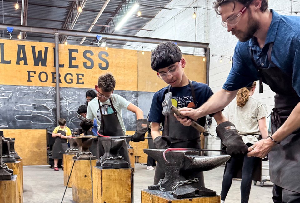 19 Trending and Out-of-the-Box Activities for Kids in DC Learn the art of blacksmithing at Lawless Forge in Sterling, VA. Photo courtesy of the venue