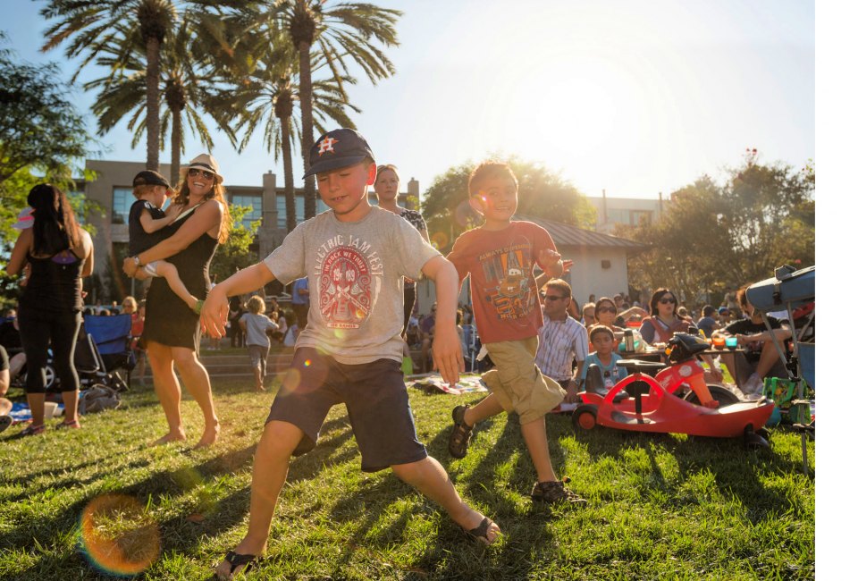 Moved to move at Playa Vista's concert in the park. Photo courtesy of Playa Vista