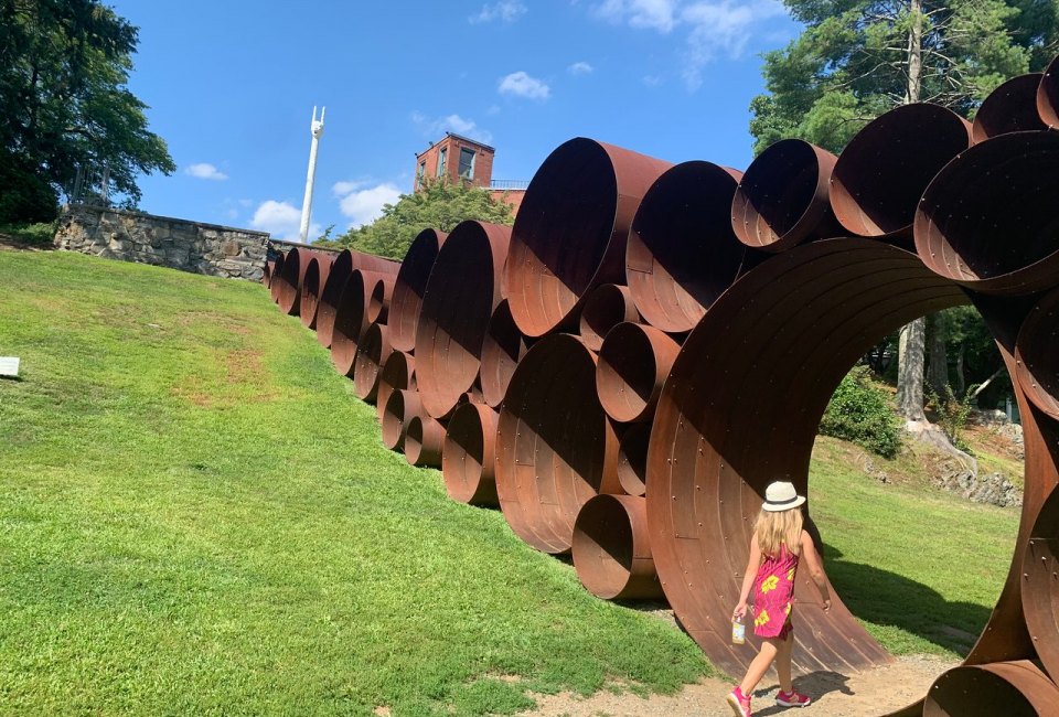 The grounds of the deCordova Sculpture Park are open again, with timed ticketing. Photo courtesy of  Kate Dowling