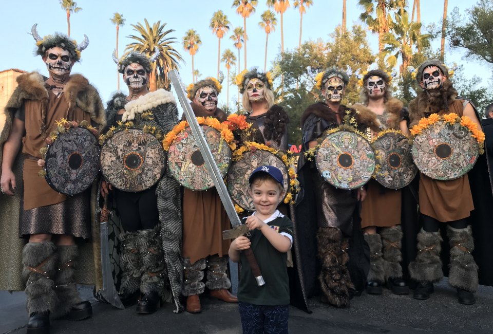 Walking in the footsteps of our ancestors at Hollywood Forever's celebration, photo by Laura Esposito