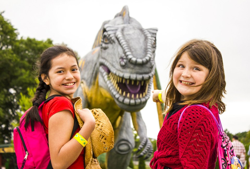 When visiting Tampa Bay, head to Dinosaur World for prehistoric fun! Photo courtesy Visit Tampa Bay