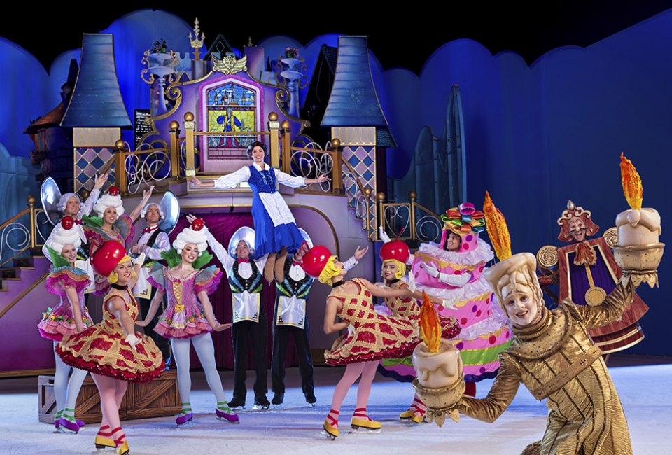 Disney On Ice: Into the Magic center stage at the Prudential Center. Photo courtesy of Disney