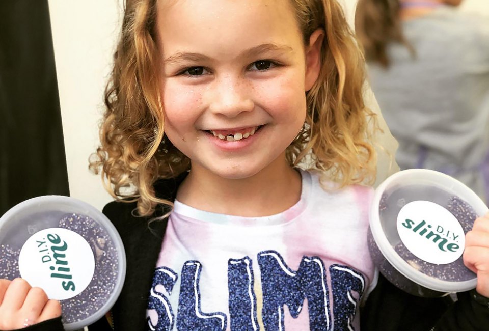 It's a kid's dream come true: a space solely dedicated to making slime!