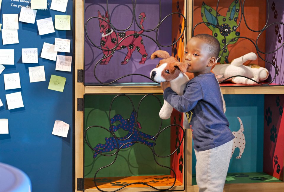 Dogs! Photo courtesy of Stepping Stones Children's Museum