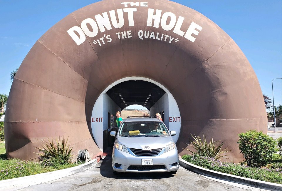 Driving through The Donut Hole is almost as much fun as eating the donuts.