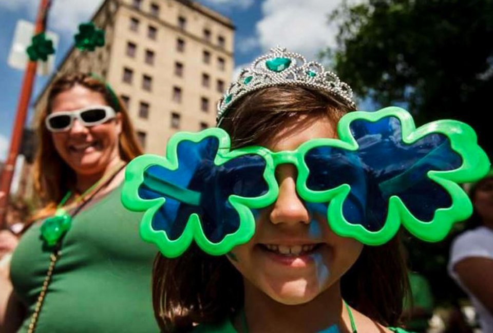 Check out Houston's annual St. Patrick Parade in March. Photo courtesy of downtownhouston.com