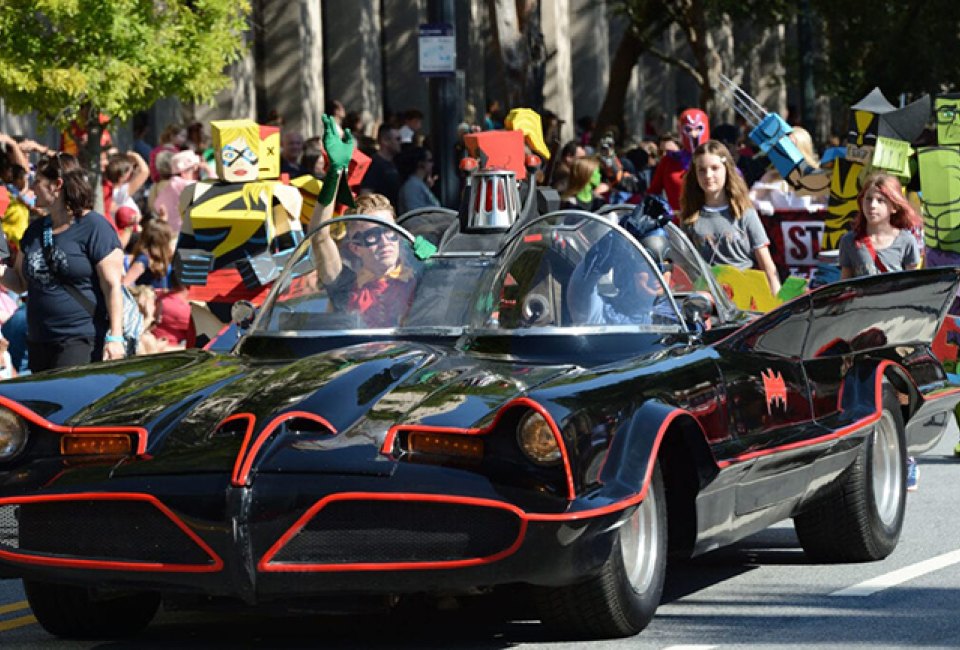 The Dragon Con parade is the ultimate way to live out your superhero fantasies! Photo courtesy Dragon Con