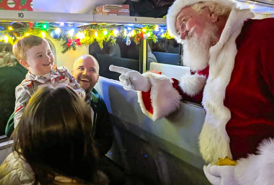 Polar Express trains are coming to towns all over New England for Christmas 2023! Photo courtesy of the Cape Cod Central Railroad