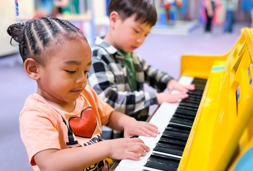 Kids can rock, roll, and jam out at Kidstock. Photo courtesy of Pretend City