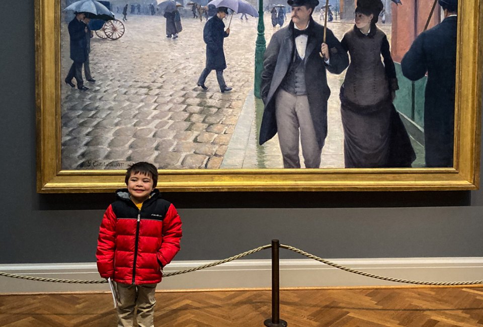 Kids can learn about iconic and important art. Photo by Maureen Wilkey for Mommy Poppins