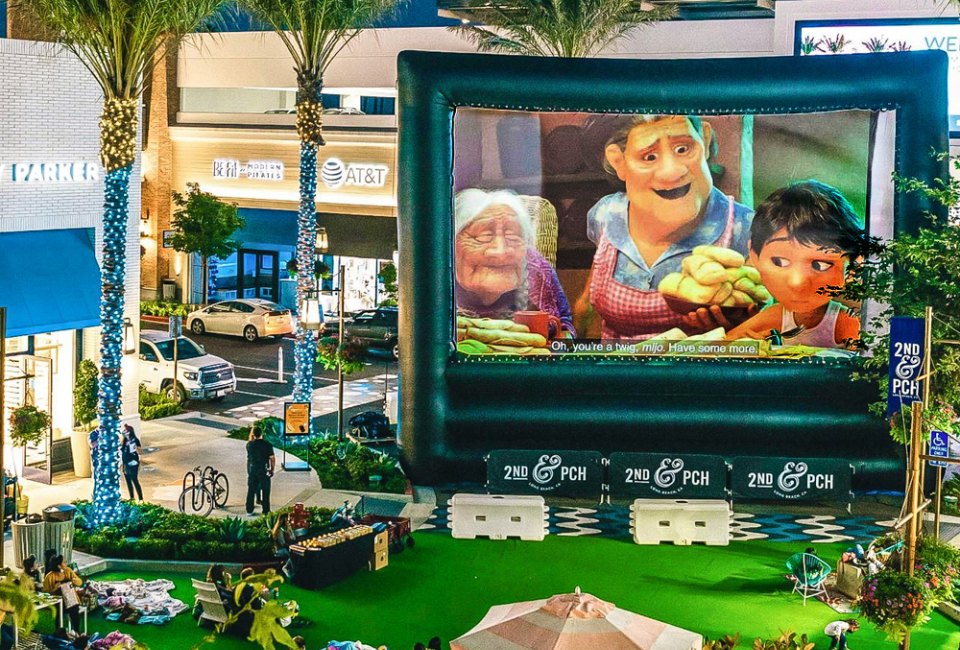 Enjoy family movies in the moonlight. Photo courtesy of 2nd & PCH