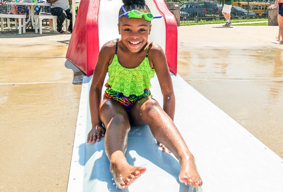 Cool off at one of the area's many great splash pads this summer. Photo courtesy of Montgomery Parks