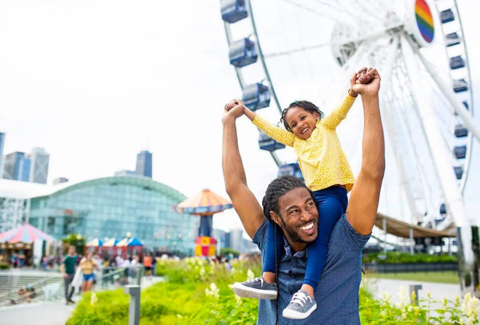 Rides, a children's museum, and more on Navy Pier. Photo courtesy of Navy Pier