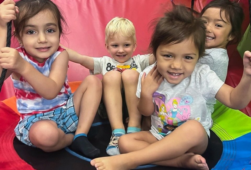 Kids meet new friends as they jump, slide, and swing at the top indoor playgrounds and play spaces in Connecticut. Photo courtesy of Romp N Roll in Wethersfield