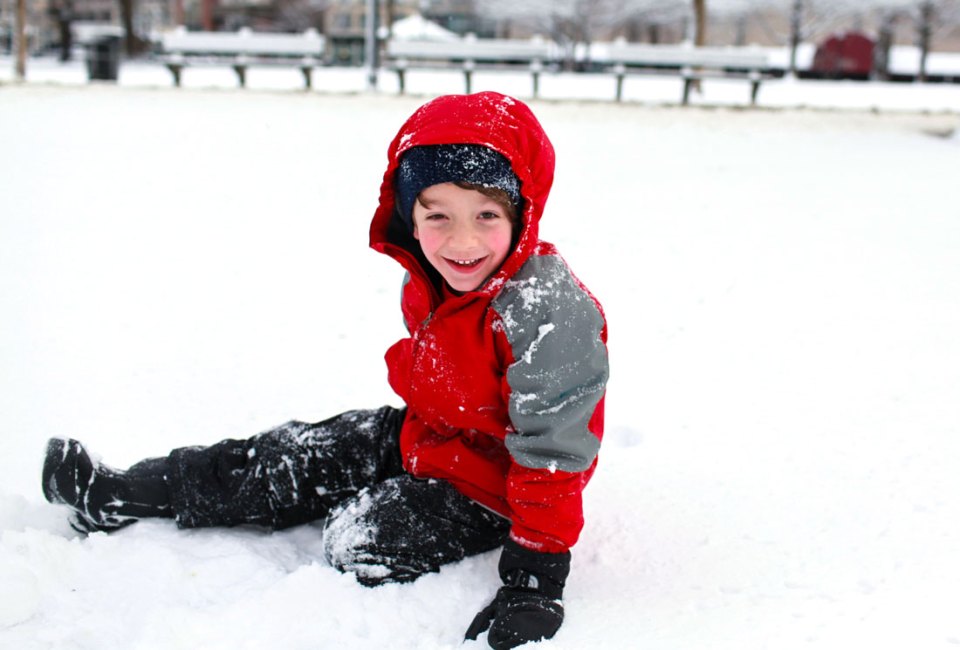 The best things to do in Boston with kids in January 2024 are fun and free! Play outside photo courtesy of the Massachusetts Office of Tourism.
