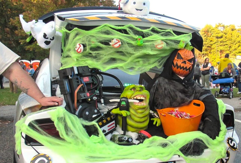 See some amazing displays at these trunk-or-treats near Boston for Halloween 2023! Ghost Busters Trunk or Treat photo by Hawk Visuals out of Norwell, courtesy of  What's Up Weymouth.