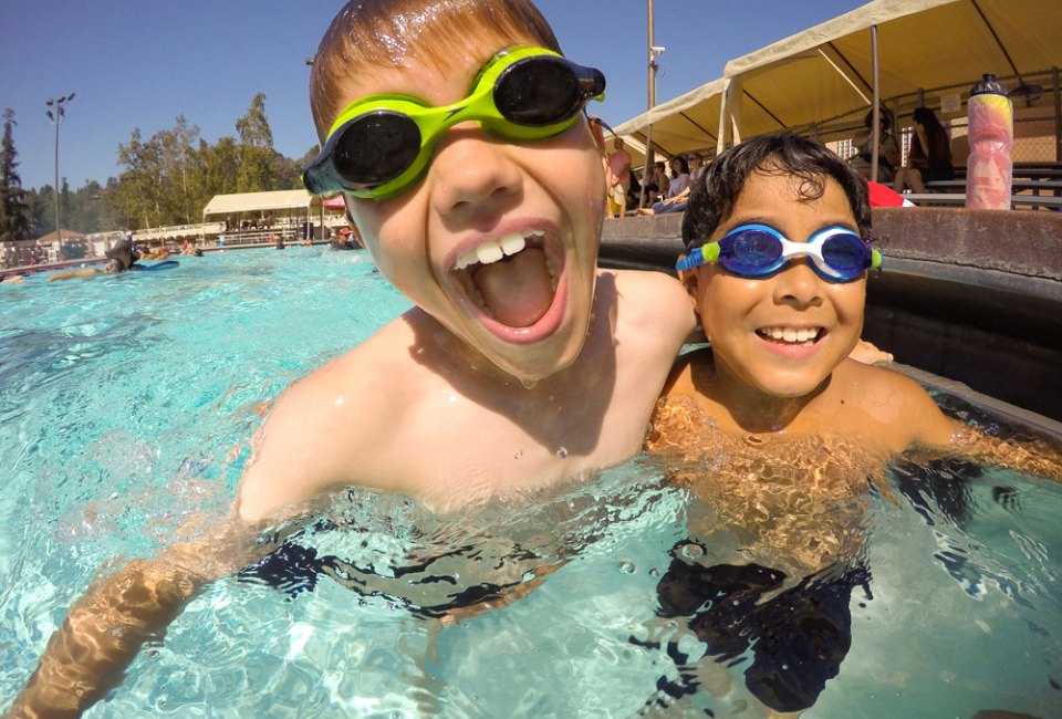A pool party is the best summer birthday party. Photo courtesy of Rose Bowl Aquatic Center