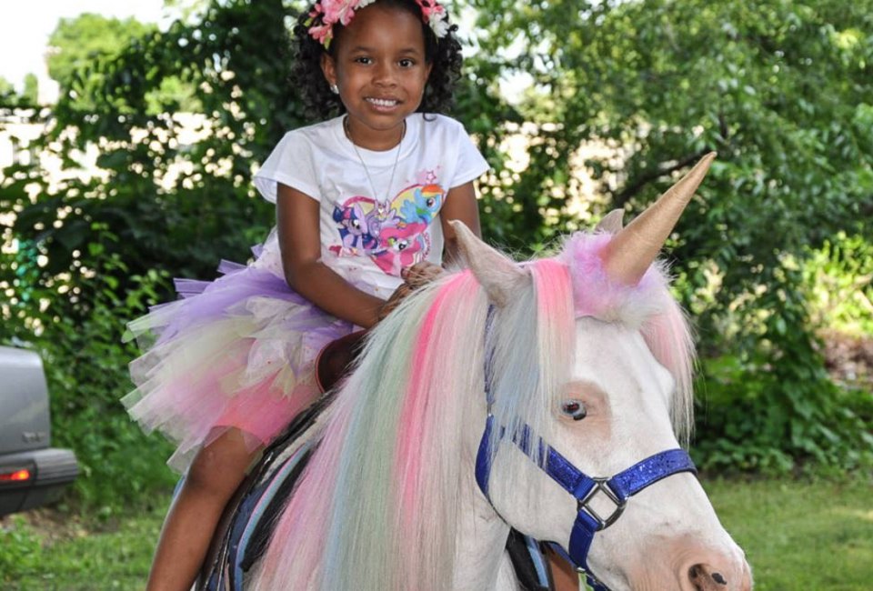 Make ponies the stars of your child's birthday party. Photo courtesy of The Little Party Ponies