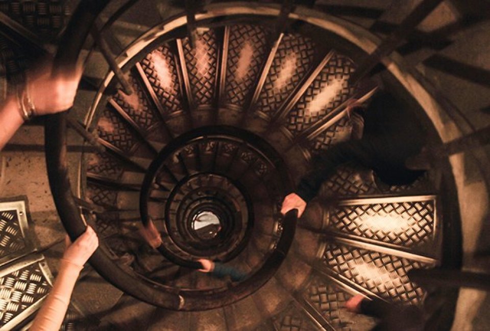 Paris Family Travel Guide Have the kids take the stairs up the Eiffel Tower for a new view on Paris. Photo by Richard Ley via Flickr.