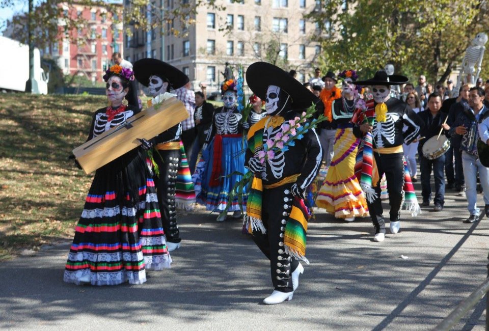 Celebrate family and tradition with face painting, art making, and performances at El Museo del Barrios SUPER SÁBADO: Día de Muertos Celebration. Photo courtesy of the museum 
