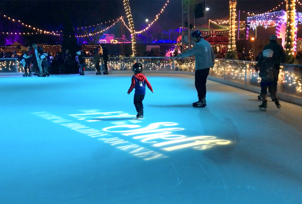 Elf on the Shelf Magical Journey at Fairplex in Pomona skating rink