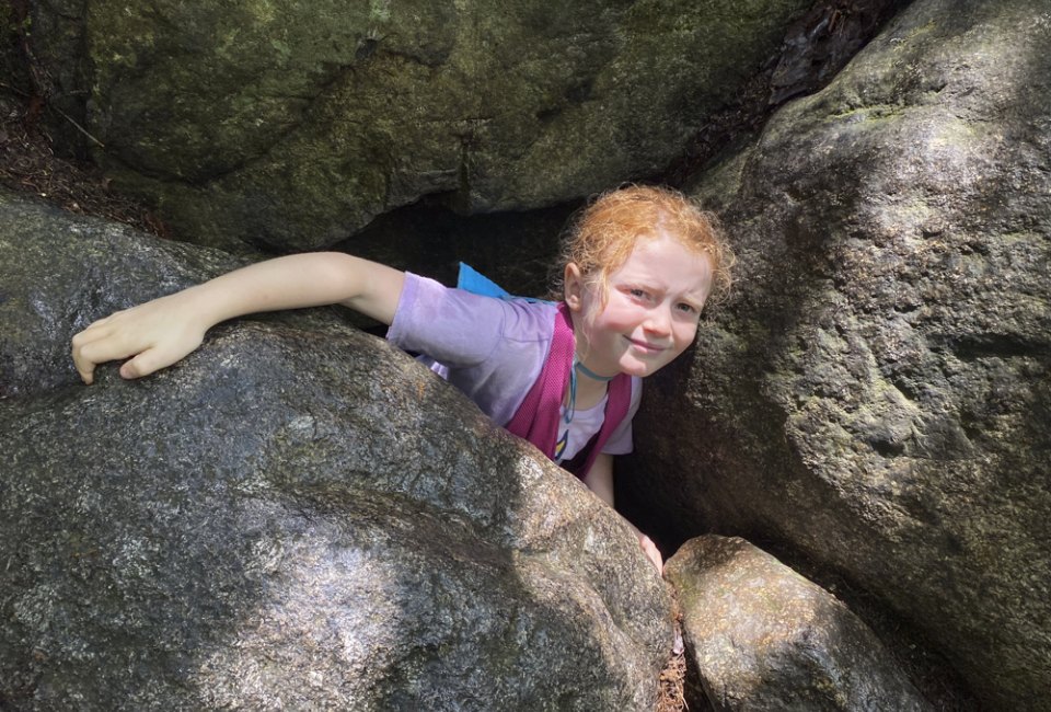 Explore all the fun your family can have when you squeeze in a visit to Flume Gorge in New Hampshire with Kids!  Photo by Lisa Warden