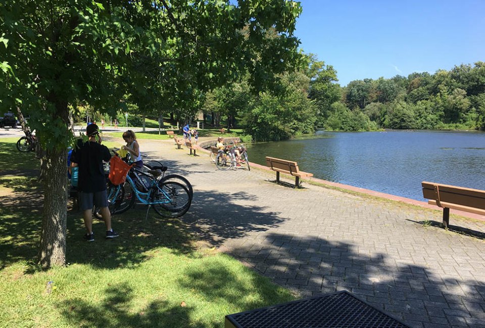 V.E .Macy Park makes for a fun diversion from your Empire State Trail trek.