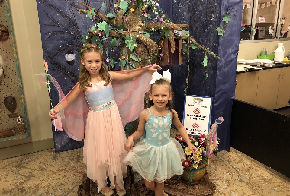 Don your fairy wings and grab your pixie dust for Fairy Day at the Museum./Photo courtesy of The Woodlands Children's Museum.