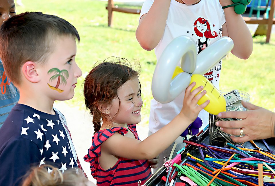 Monmouth Park offers free kids' fun on Sunday Family Fun Days. Photo courtesy of the park