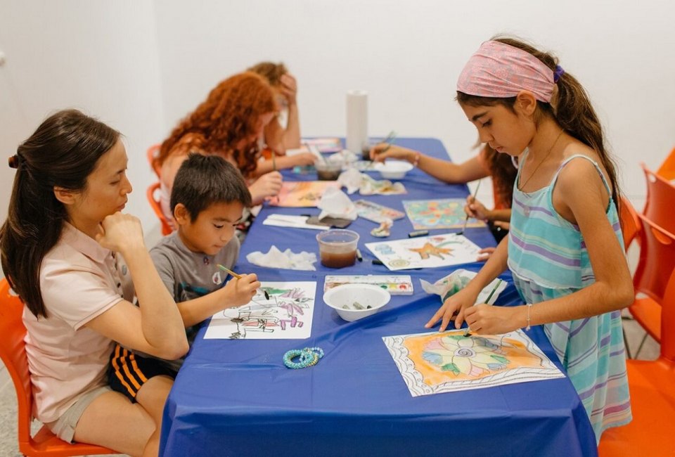Get crafty and creative with the family on Sundays. Photo courtesy of the Museum of Fine Arts, Houston.