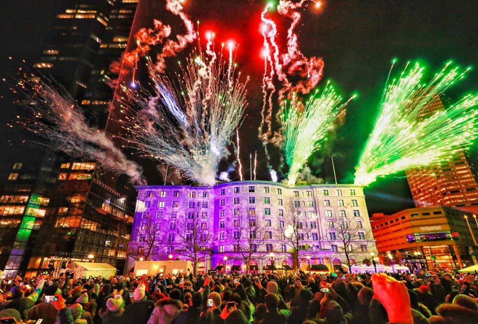 Things are getting extra festive in Boston this December! Photo courtesy of First Night Boston