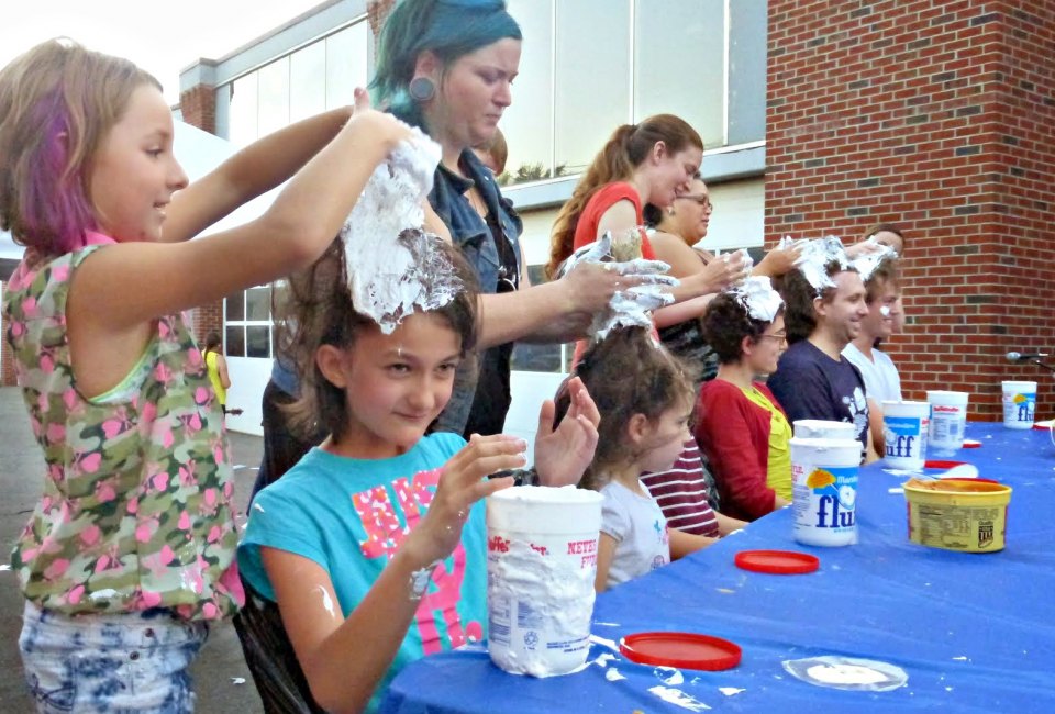 Celebrate the invention of Marshmallow Fluff with crazy fluffernutter activities at Somerville's Fluff Festival. Photo by Linda Gritz