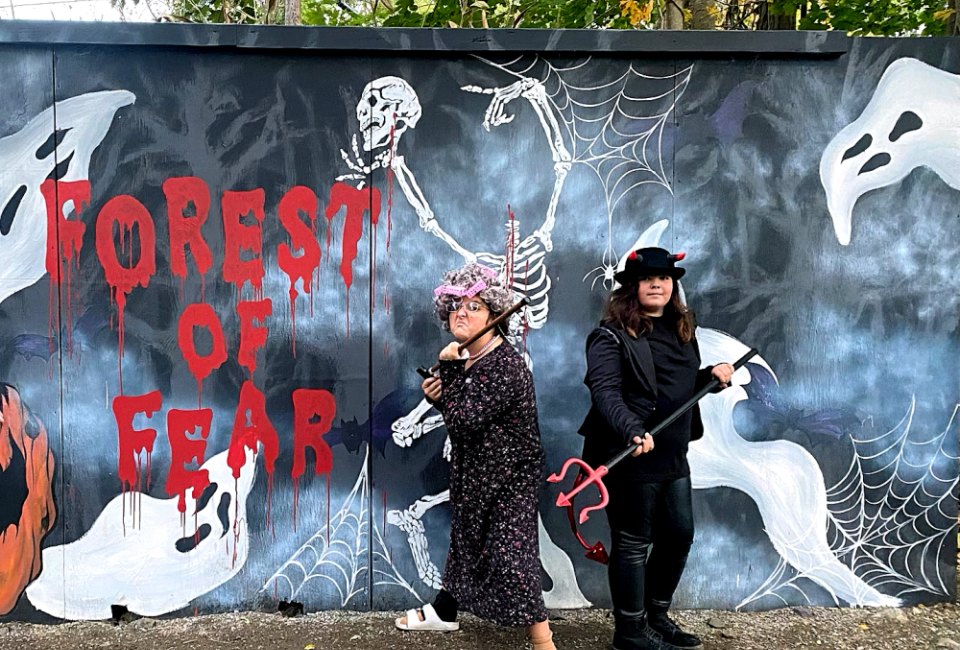 We've been keeping our ears open for the best Halloween events in Connecticut...like Forest of Fear! Photo by Ally Noel