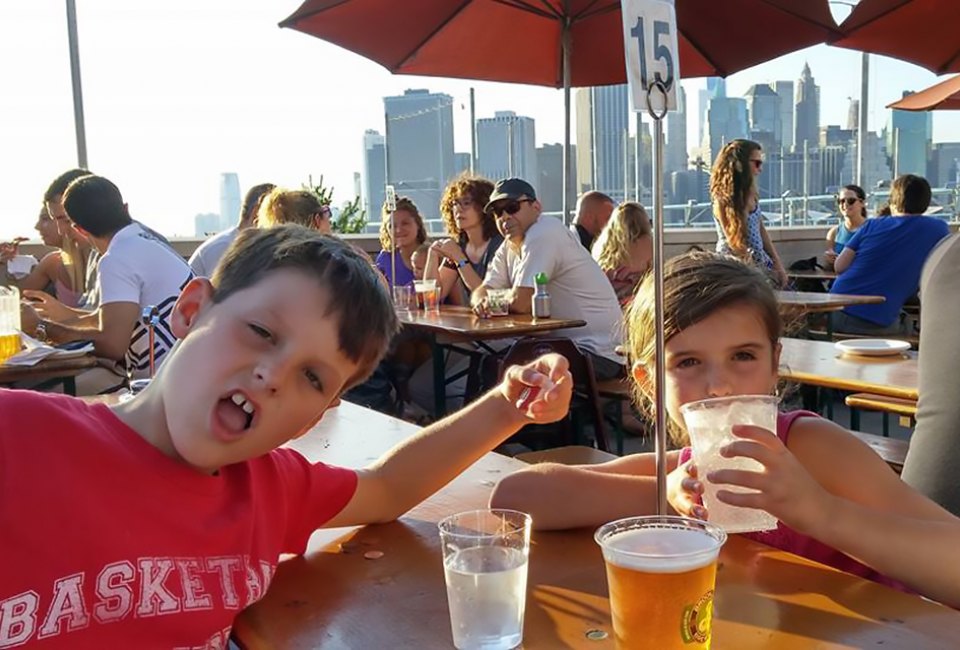 Eat on the rooftop at Fornino on Brooklyn Bridge Park’s Pier 6. Photo by Lisa Seibold-Winder