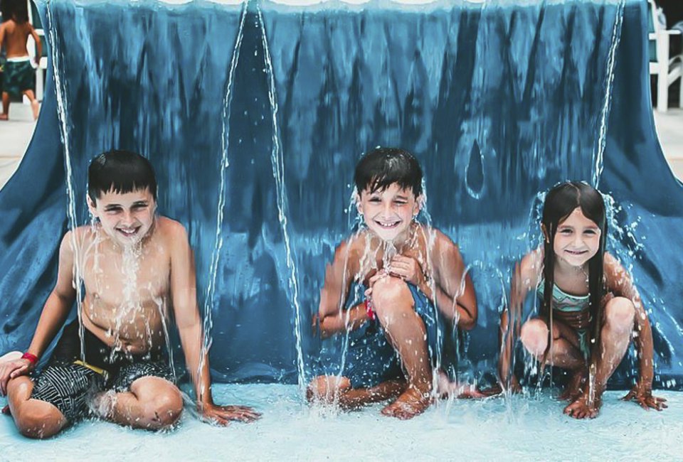 South Miami kids can cool off this summer at the Founders Park splash pad! Photo courtesy of City of Aventura