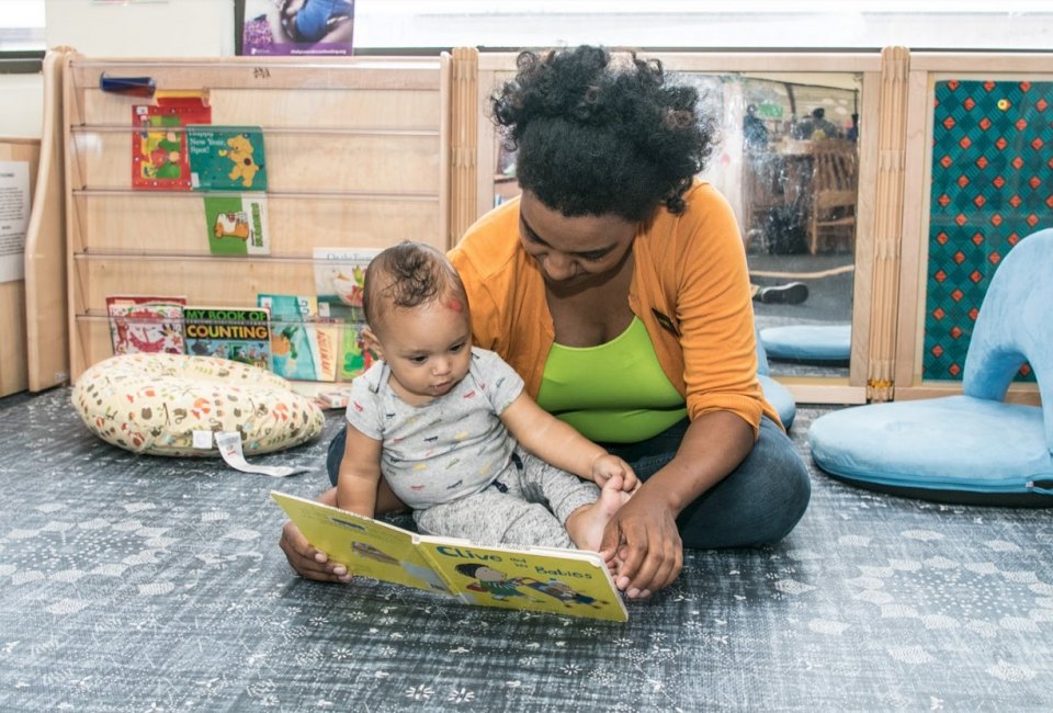 Reading at the Free Library. Photo credit Philadelphia Free Library