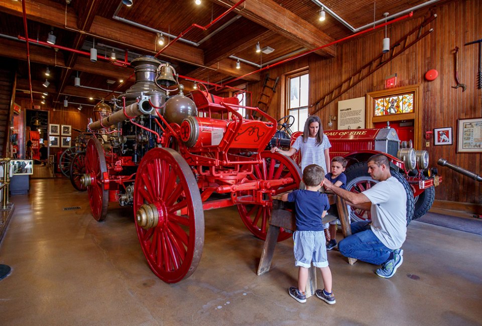 Learn all about fire safety and the history of firefighters in Philly at the Fireman's Hall Museum.Photo by J. Fusco for Visit Philadelphia 