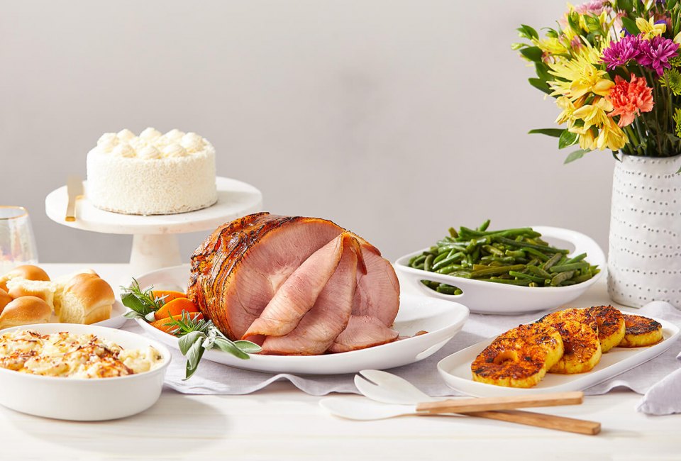 Ham and all the fixings are available online from Fresh Market. Photo courtesy of Fresh Market