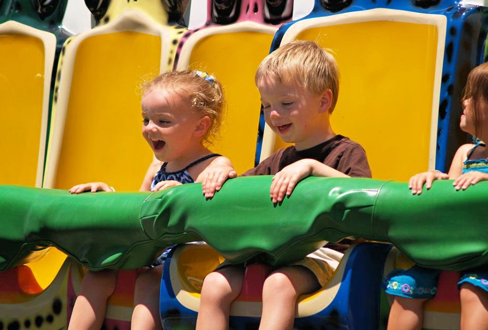 Get hopping on the Frog Hopper. Photo courtesy of Quassy Amusement & Waterpark