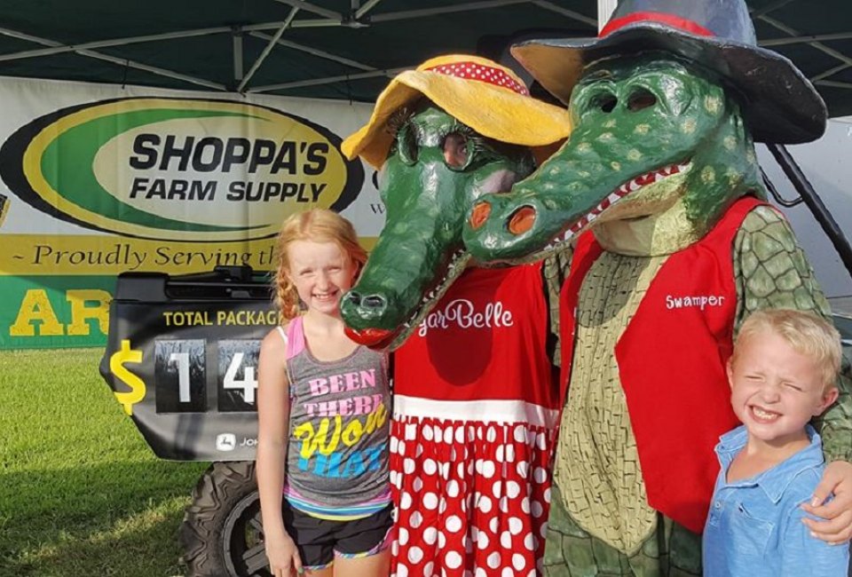 Families can indulge in a healthy dose of all things gator all weekend long during Gatorfest. Photo courtesy of Texas Gatorfest. 