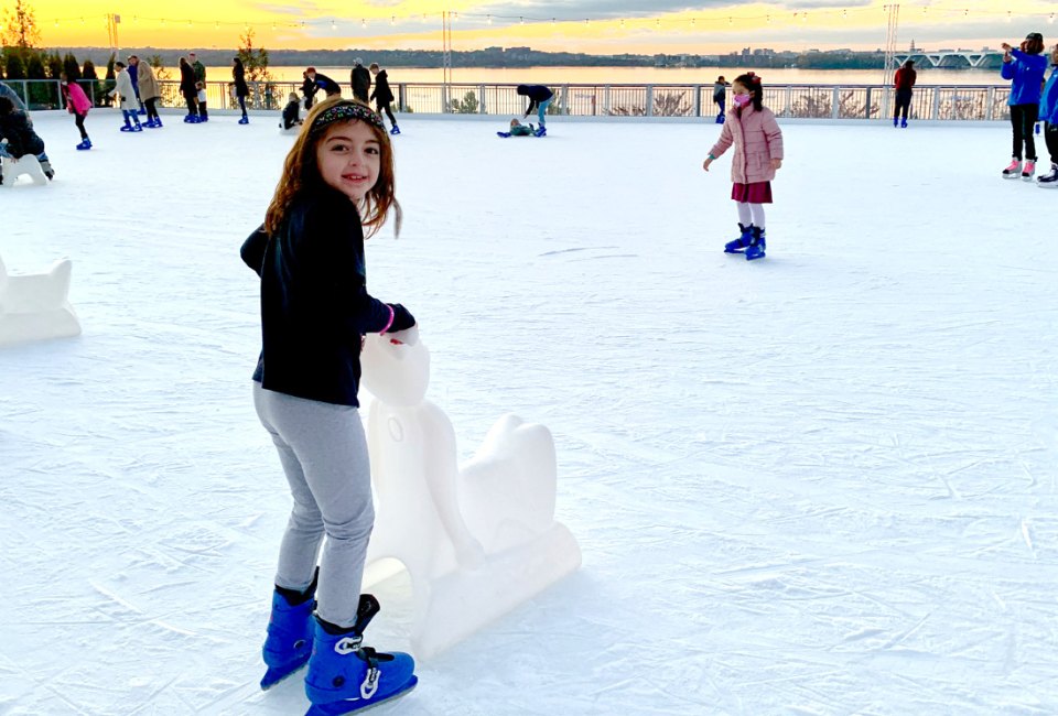 The rink at Gaylord National Resort is the perfect place to go ice skating in December. Photo by Jennifer Marino Walters