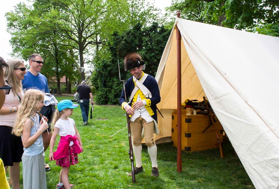 George Washington's Tent photo courtesy of the Museum of the American Revolution