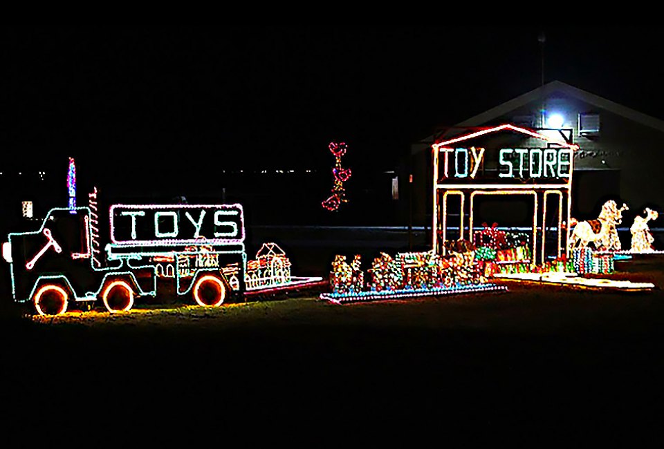 Thrill to the Girl Scouts Of Suffolk County's Holiday Light Show. Photo courtesy of Mass Mutual of Greater Long Island