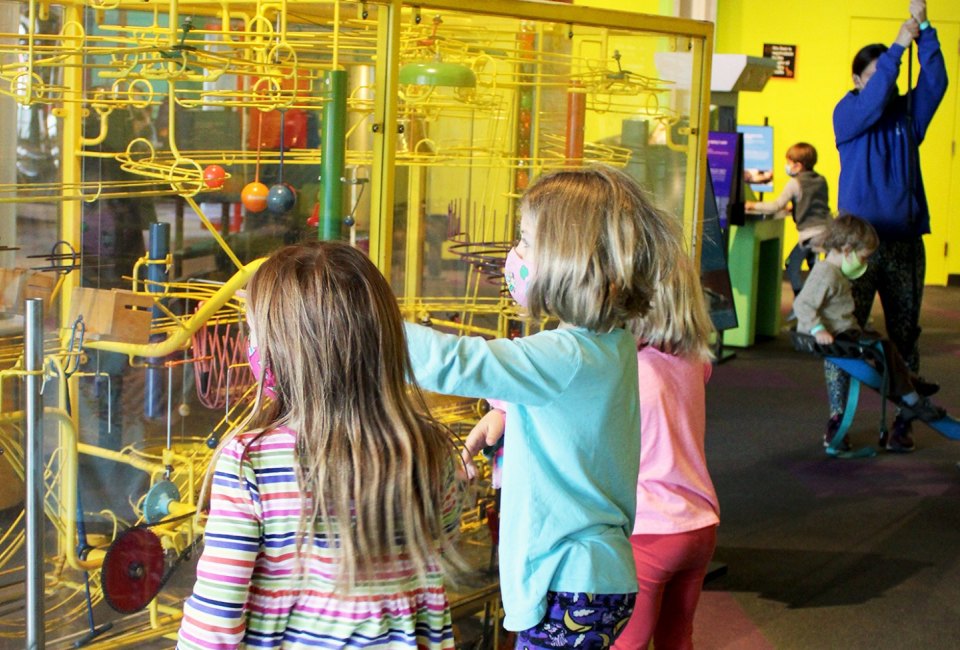 Inquisitive kids will delight in the Maryland Science Center. Photo courtesy of the center