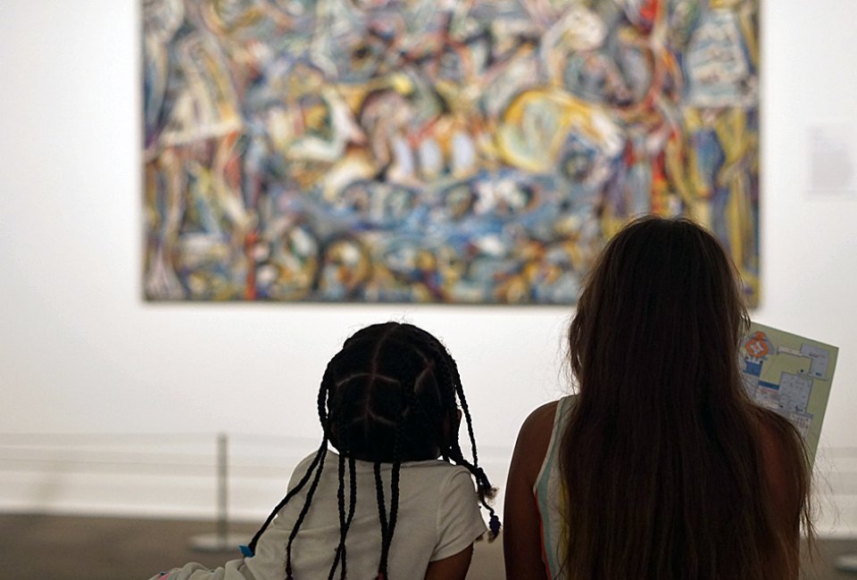 Take in a Jackson Pollock or one of the other masters when The Met reopens Saturday, August 29. Photo by the author
