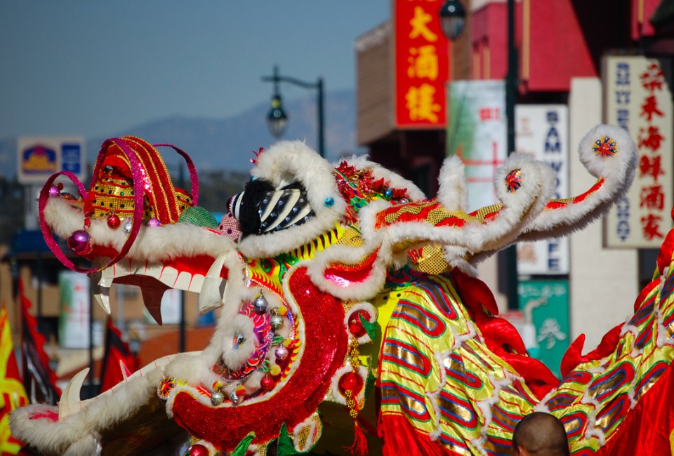 Don't miss the Golden Dragon Parade in Chinatown. Photo by Matthew Dillon via Flickr 2.0