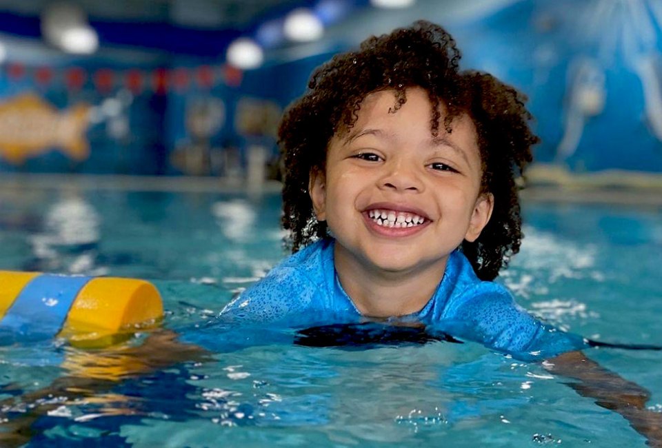 Goldfish Swim School is a family favorite for kids’ swimming lessons, with 11 locations in the Boston Area.