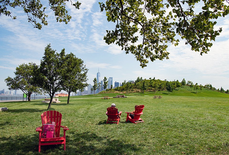 Enjoy the wide-open spaces of Governors Island's 172-acres of parkland beginning Wednesday, July 15. Photo by Julienne Schaer/courtesy of The Trust for Governors Island 