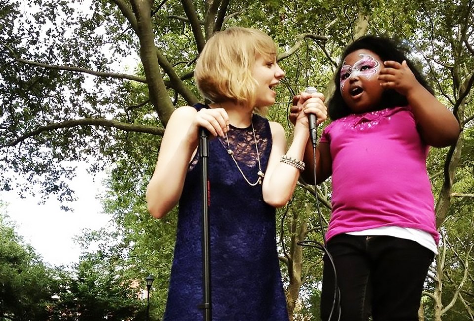 Celebrate stanzas with NYC's diverse poetry community at the New York City Poetry Festival. Photo courtesy of Governors Island